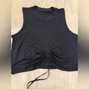 Lululemon cropped sheer tank small